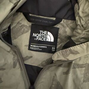 The North Face Olive Camouflage Jacket